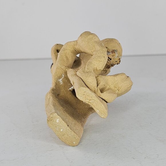 Whimsical Goat Clay Sculpture Pot Hanger Sitter By Kay - Picture 8 of 9